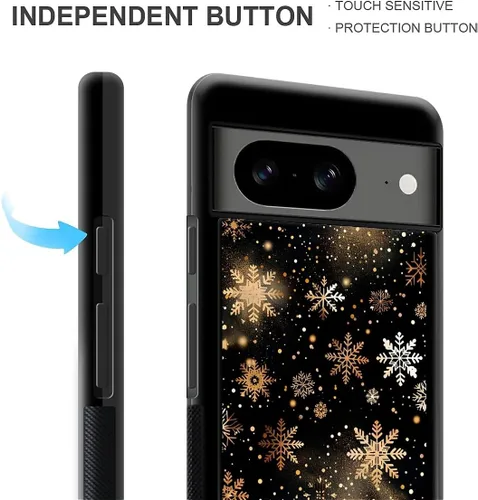 Vista 1496 de Compatible con Google Pixel 4A 5G Mobile Case Creative Acrylic Panel trasero Silicona Protección Grip especialmente diseñado para Google Pixel 4A 5G
