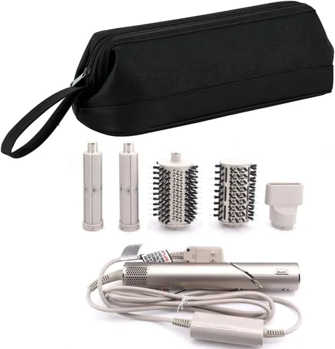 Estuche de Viaje Airwrap para Dyson/Shark Flexstyle, Bolsa de Viaje para Estilizador Completo y Accesorios, Bolsa de Viaje para Secador de Pelo Negro
