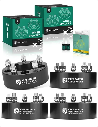 Vista 13 de YHTAUTO 5x4.75 Espaciadores de rueda de 31.75 mm para Chevrolet Camaro, Corvette, Cadillac, GMC, Modelos Pontiac, Espaciadores de rueda forjados