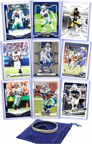 Tarjetas de los Dallas Cowboys: Dak Prescott, CeeDee Lamb, George Pickens, Trevon Diggs, Troy Aikman, Emmitt Smith, Jake Ferguson, Javonte Williams,