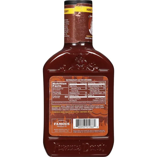 Vista 6 de Famous Dave's Paquete variado de salsa BBQ – 3 unidades, Rich & Sassy, Texas Spit & Honey Hickory (59 onzas)