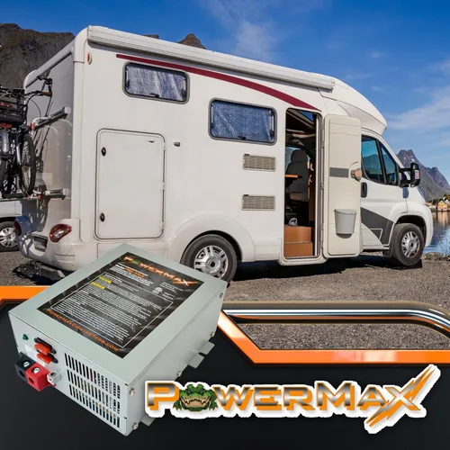 Vista 5 de PowerMax 35 Amp Convertidor de energía para RV Cargador de batería inteligente de 4 etapas de 12V 110V AC a 12V DC Salida ajustable