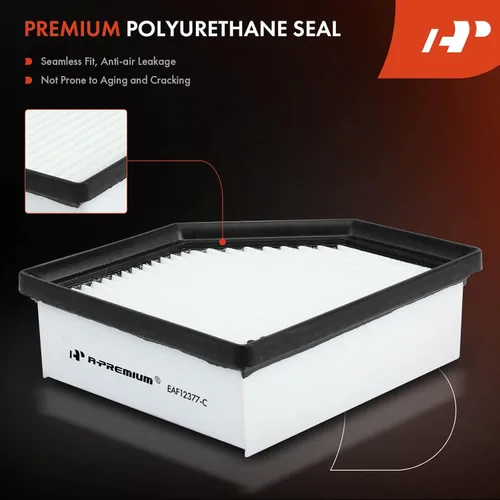 Vista 5 de Filtro de aire de motor A-Premium Compatible con Nissan Rogue 2021-2022, 1.5L 2.5L, Reemplazo para 165466RA0A