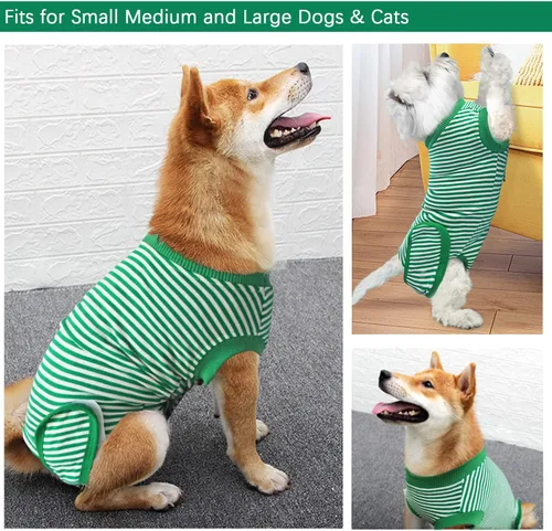 Vista 6 de Traje de Recuperación para Perros, Ropa Post-Cirugía para Mascotas Macho y Hembra, Enterizo Profesional para Perros para Cirugía para Recuperación