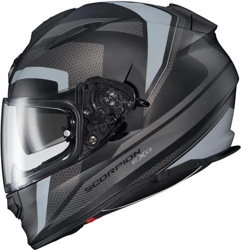 Vista 19 de ScorpionEXO Ryzer - Casco integral de motocicleta con visera Pinlock Ready con bolsillos para altavoz integrados, aprobado por DOT ECE