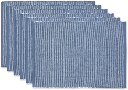 Vista 13 de DII Two-Toned Collection - Juego de manteles individuales, color gris, 6 piezas