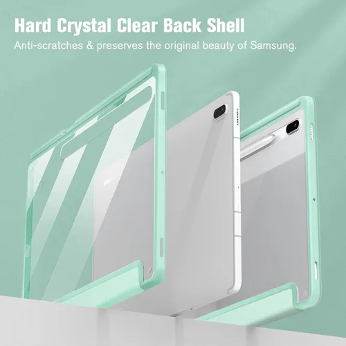Vista 3 de Fintie Funda híbrida delgada para Samsung Galaxy Tab S8 Plus 2022S7 FE 2021S7 Plus 2020 de 12.4 pulgadas con soporte para bolígrafo S, funda a