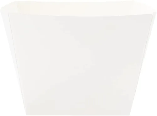 Vista 87 de Restaurantware -Bio Tek - Cajas de aperitivos de 4.3 x 3.2 pulgadas, 200 cajas desechables para papas fritas – Forro de polietileno, apto para frío