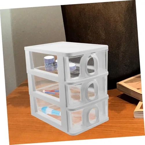 Vista 3 de Desk Drawer Organizer Makeup Storage Box Pantry Organizers for Office Home Desktop Organizing Box