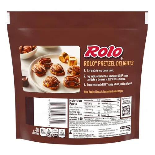 Vista 2 de ROLO Paquete familiar de caramelos ricos de chocolate, 16.1 onzas