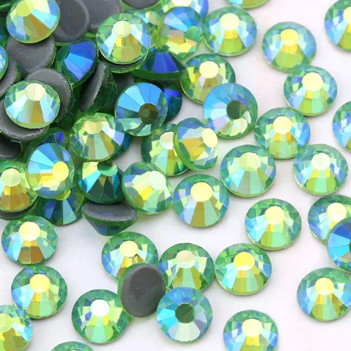 Vista 13 de 2880 diamantes de imitación termoadhesivos de imitación de cristal con parte trasera plana para manualidades, manualidades, ropa, zapatos