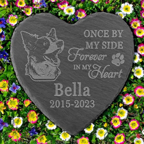 Regalos conmemorativos de Border Collie, piedra de Border Collie, piedra conmemorativa de Border Collie, regalos de pérdida de Border Collie, En