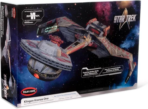 Polar Lights Star Trek 6: The Undiscovered Country Klingon Kronos One - Kit de modelo a escala 1:350