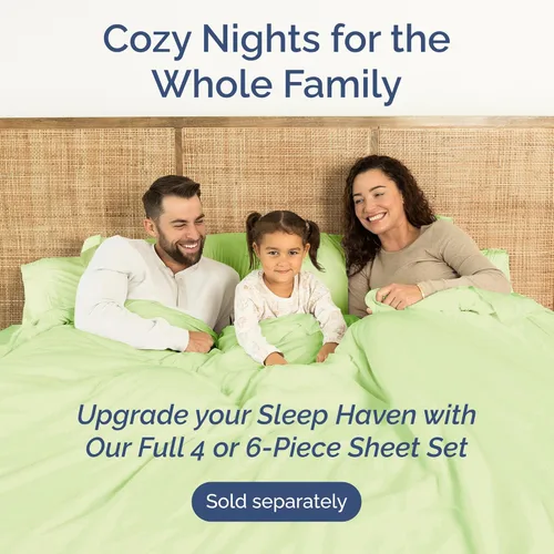 Vista 232 de Sábana encimera de bolsillo profundo, más suave que el algodón egipcio, 1 sábana encimera para colchón tamaño Queen