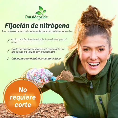 Vista 4 de Outsidepride - Semilla de trébol blanco perenne White Miniclover® para césped y cobertura de suelo, 1 lb