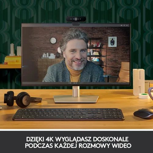 Vista 3 de Logitech BRIO Stream USB 3.0 Nero Webcam