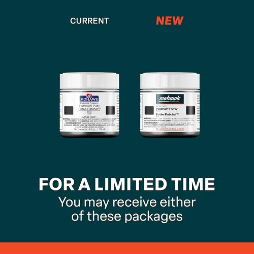 Vista 2 de Mohawk M734-0001 - Masilla Patchal, color negro, 1 unidad de 4 onzas
