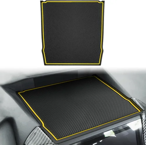 Vista 14 de Auovo Tapetes de Tablero Compatibles con Accesorios Subaru Crosstrek 2012-2017 Forester 2014-2018 XV Impreza 2012-2016 Funda de Silicona para Negro