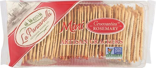 Vista 12 de La Panzanella Mini Croccantini, pimienta negra, 6 onzas