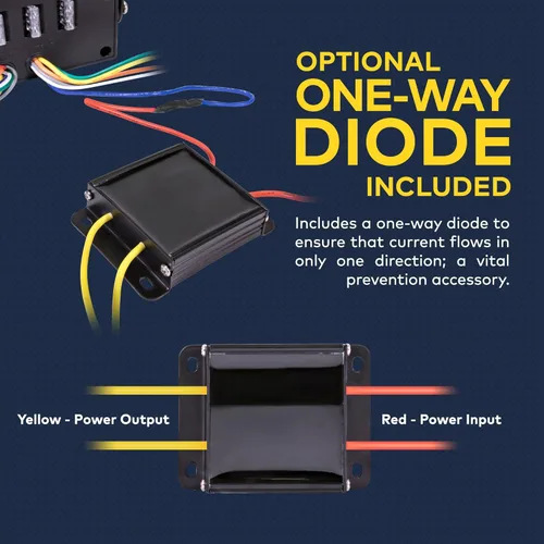 Vista 4 de LAMPHUS SWBX42 caja de interruptor retroiluminado LED [4 x 25 A ENCENDIDO/APAGADO interruptores basculantes] [2 interruptores momentáneos]
