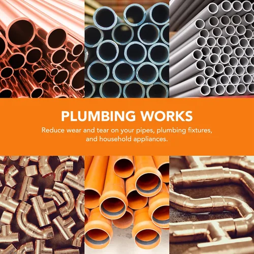 Vista 7 de YARNA Capacitive Electronic Water Descaler Whole House Solution - No-Salt Softener System, Reduces Limescale Effects and Mineral Buildup, Compatible