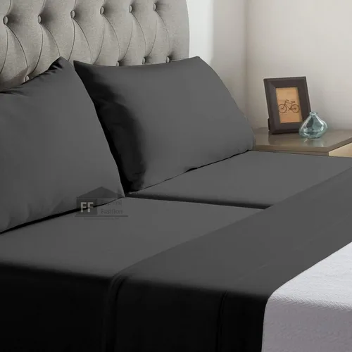 Vista 43 de Juego de sábanas divididas tamaño Queen para cama ajustable, tejido de satén suave, 600 hilos, 100% algodón egipcio, juego de 5 piezas con 2 sábanas