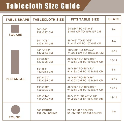 Vista 6 de Fitable Mantel de lino sintético beige de 60 x 84 pulgadas, paquete de 2 manteles neutros para mesas rectangulares, fundas de mesa de arpillera