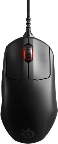 Vista 2 de SteelSeries - Mouse para videojuegos Esports FPS, edición Prime +, ultra ligero, 5 botones programables, sensor TrueMove Pro de 18K CPI