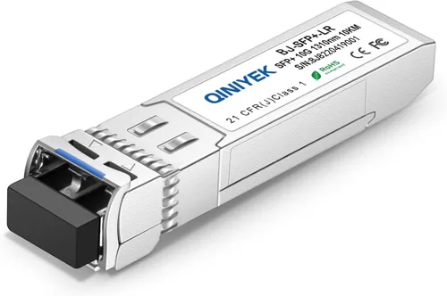 Transceptor SFP+ 10GBase-LR, módulo LC dúplex SFP+ monomodo 10G, compatible con Cisco SFP-10G-LR, Ubiquiti UF-SM-10G, Meraki MA-SFP-10GB-LR,