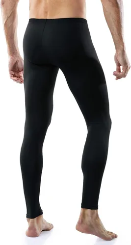 Vista 8 de TSLA Pantalones de ropa interior térmica para hombre, leggings largos con forro polar cálido, capa base de invierno