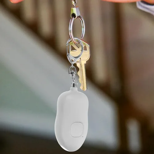 Vista 7 de Personal Safety Alarm for Women Emergency Siren with LED Mini Flashlight Compact Keychain Attack Alert Device for Outdoor Security