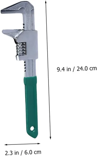 Vista 8 de Llave de ángulo recto en forma de F, alicates de acero para fontanería, alicates ajustables para apretar y aflojar accesorios, diseño de agarre