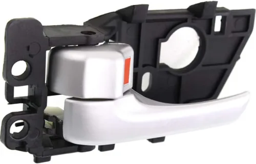 Vista 3 de Para Kia Forte Koup 2010 2011 2012 2013 Manija de puerta interior delantera o trasera, lado del conductor pintado plateado Con botón de bloqueo