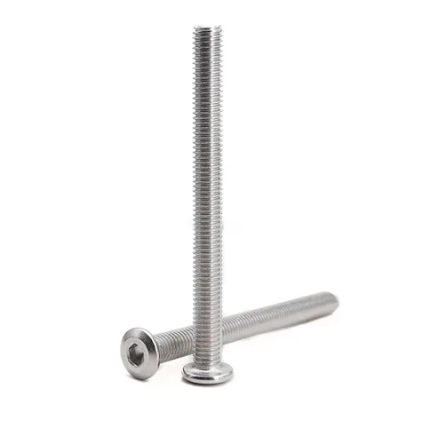 binifiMux Tornillos de cabeza Allen avellanados con remache M8 x 3.937 in, tornillos de conexión para muebles, acero inoxidable 304