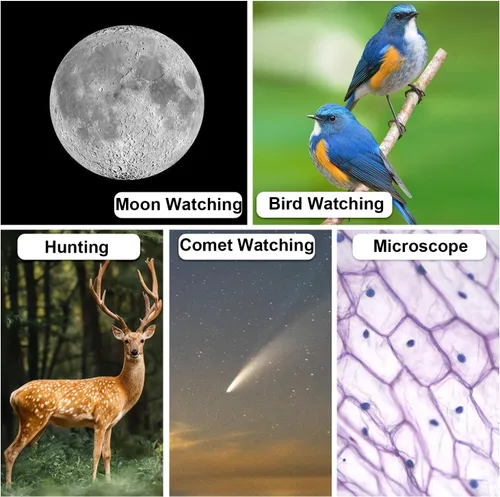 Vista 8 de tridaptor - Adaptador universal para digiscopio de alcance de teléfono, soporte de telescopio de metal XYZ de alta precisión de 3 ejes