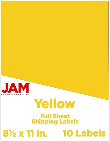 Vista 104 de Etiquetas de dirección de envío JAM PAPER - Grandes - 3 1/3 x 4 - Azul - 120/Paquete