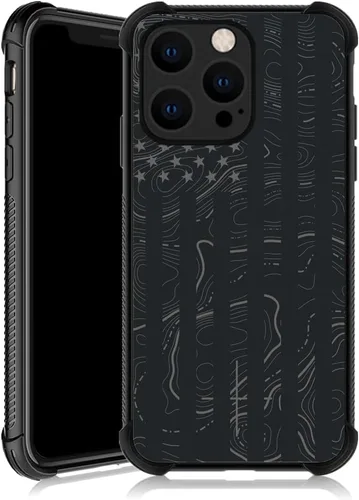 Vista 39 de ZHEGAILIAN Funda compatible con iPhone 13 Pro Max, funda protectora antideslizante de poliuretano termoplástico suave con cuatro esquinas reforzadas