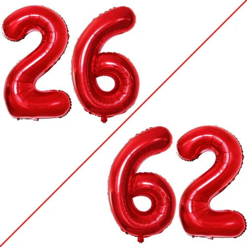 Vista 409 de GOER Globos con el número 80 para decoraciones de fiesta de cumpleaños número 80, globos de helio de aluminio jumbo de 42 pulgadas para 80 Oro rosa