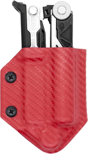 Vista 12 de Clip & Carry Kydex Funda multiherramienta para Gerber Center-Drive con soporte de sidecar opcional ~ Fabricado en Estados Unidos