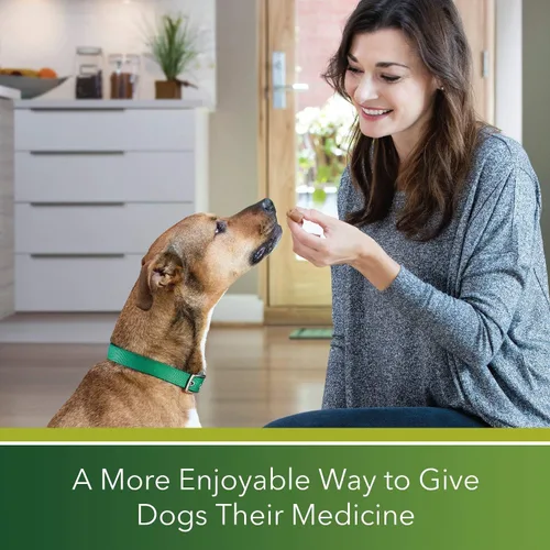 Vista 4 de Greenies Pill Pockets - Golosinas para perros, mantequilla de maní, grande para cápsulas, 30 unidades, paquete de 6