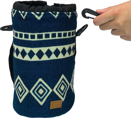 Vista 5 de Soporte para botella de agua con correa Funda para botella para caminar, mochileros Bolsa de transporte para botella de agua y hierro