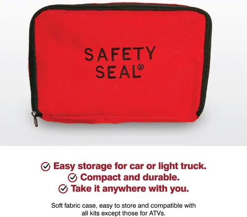 Vista 3 de Auto/Light Truck Deluxe kit de reparación de llantas 30 reparaciones en bolsa almacenable