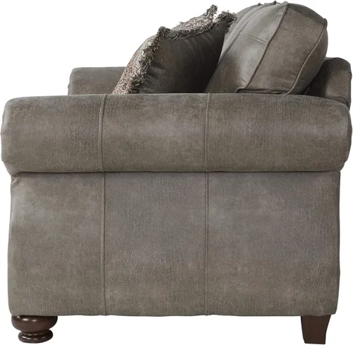 Vista 4 de Roundhill Furniture Sofás Leinster, gris