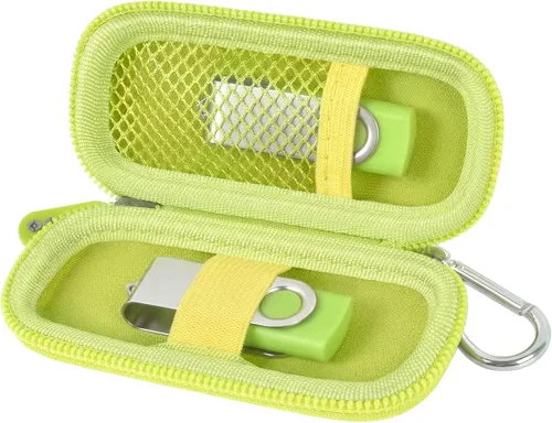 Vista 15 de Funda para unidad flash USB, soporte para tarjeta SD compatible con memoria USB, tarjetas de memoria, bolsa de almacenamiento SDXC SDHC, organizador