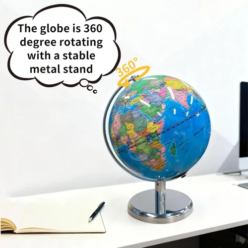 Vista 4 de Globo iluminado de 8 pulgadas para niños