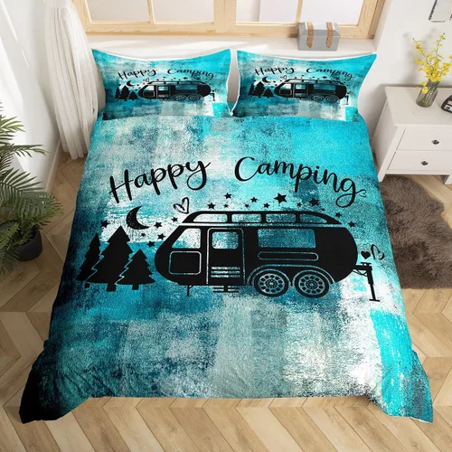Vista 27 de Erosebridal Funda de edredón de rosa rústica para niños, adolescentes y jóvenes, funda de edredón retro teñida con lazo, juego de ropa de cama