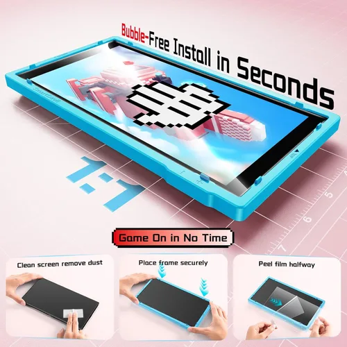 Vista 2 de SMARTDEVIL 2-Pack for Nintendo Switch 2 oled Screen Protector (2025 Model, 7.9 inch), 9H Tempered Glass, HD Clear, Easy Installation, Anti-Scratch