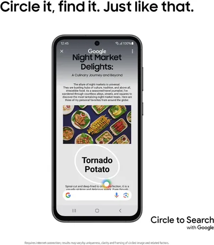 Vista 2 de Samsung Galaxy S23 FE - Teléfono celular AI, teléfono inteligente Android desbloqueado de 128 GB, batería de larga duración, procesador de energía