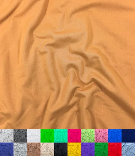 Vista 10 de Barcelonetta Tela de algodón elastano por yarda Tela de algodón elástica, transpirable y ligera, rollo de 60 pulgadas de ancho, costura, 95%