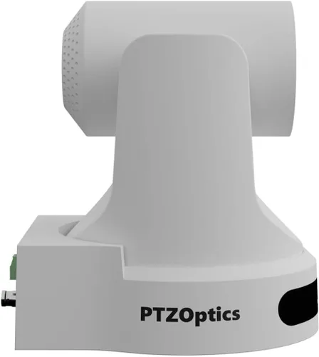 Vista 2 de PTZOptics Move SE 20x 1080p Full HD Advanced PTZ Auto-Tracking Pan Tilt Zoom Cámara para transmisión en vivo y producción de video (blanco)